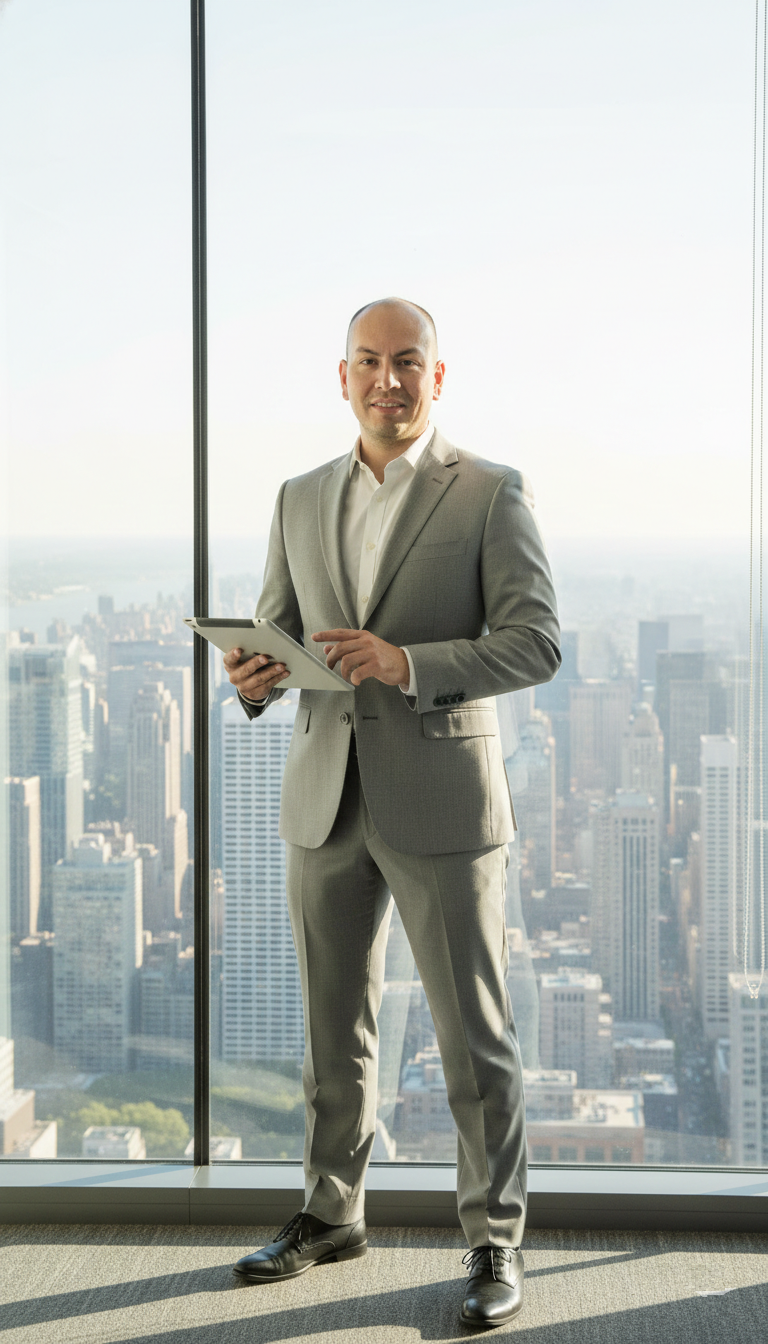 Fernando Solar on stage at a large event